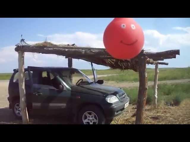 Lucky the road. traveling in Russia