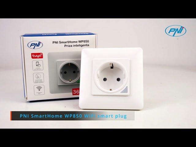 PNI SmartHome WP850 WiFi smart uttag, begravd montering, internetkontroll SE