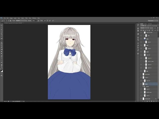 [킹갓캐슬] SpeedPaint 공녀 리에