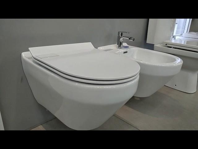 Cersanit Crea Clean On wall wc подвесной унитаз Crea Oval toilette seat Crea подвесное биде