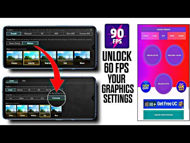 WITHOUT USING SHIZUKU HOW TO UNLOCK 90FPS IN GAME BGMI