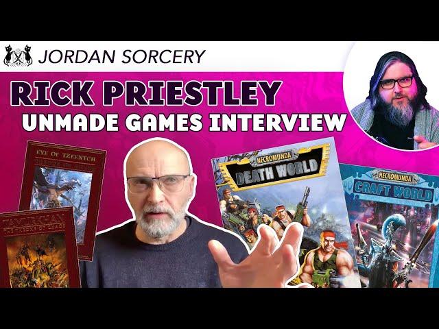 Warhammer Unmade | Rick Priestley in Conversation with Jordan Sorcery