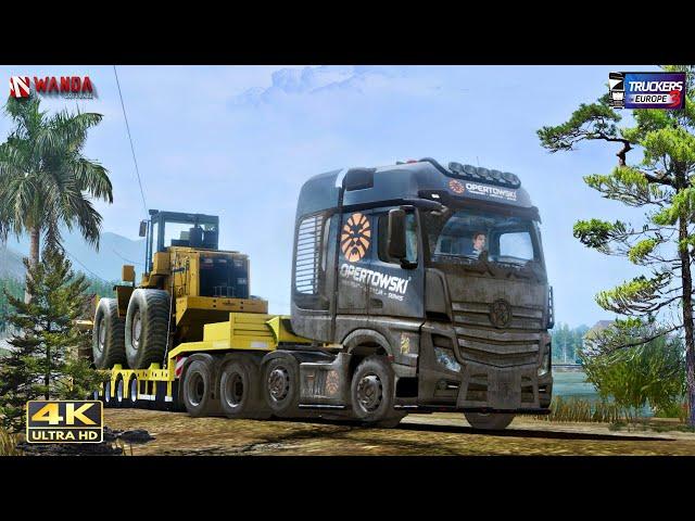 Truckers of Europe 3| construction work| Realistic HD gameplay