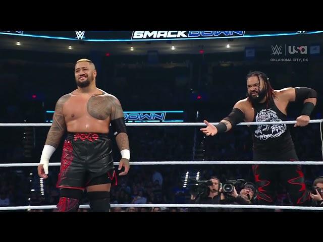 Solo Sikoa & Jacob Fatu vs. Randy Orton & Kevin Owens (1/2) - WWE SmackDown 9/27/2024