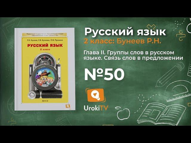 Упражнение 50 — Русский язык 2 класс (Бунеев Р.Н., Бунеева Е.В., Пронина О.В.)