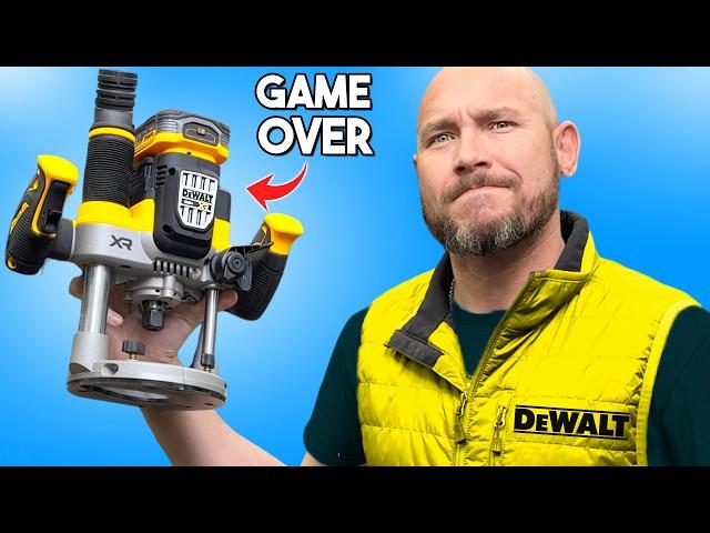 DeWALT Just Changed Woodworking FOREVER (genius new router)