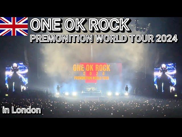 【 ONE OK ROCK concert in London was absolutely amazing 】ONE OK ROCK PREMONITION WORLD TOUR 2024