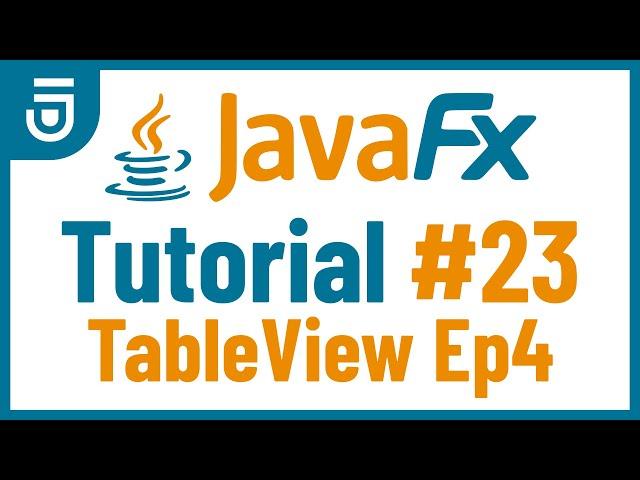 Add and Remove TableView Rows | JavaFX GUI Tutorial for Beginners