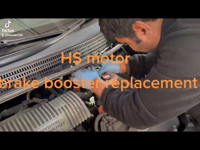 Toyota prius brake booster replacement