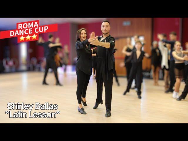 Shirley Ballas - Latin Dance Lesson | Roma Dance Cup