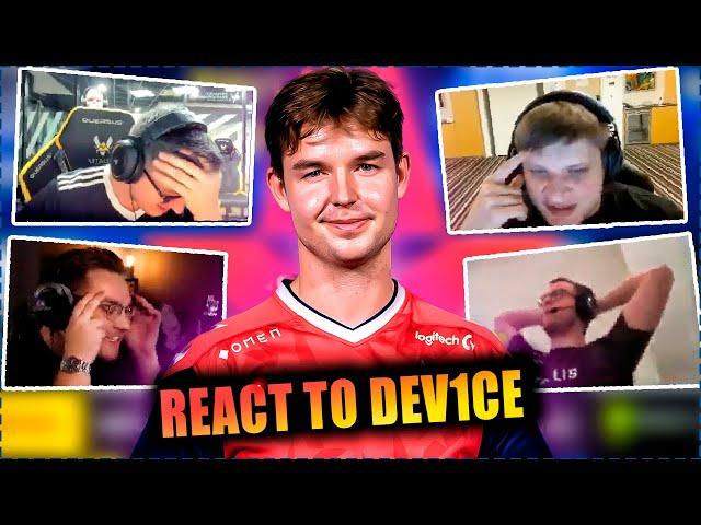 CS GO PROS & CASTERS REACT TO DEVICE PLAYS