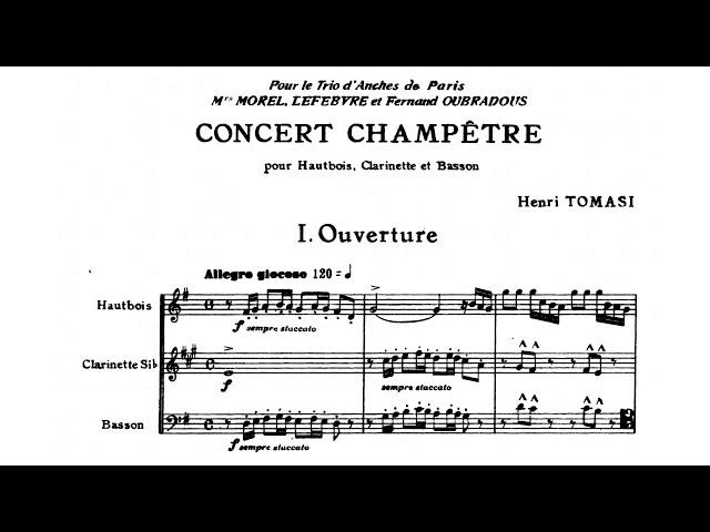 Henri Tomasi: Concert Champêtre (1938)