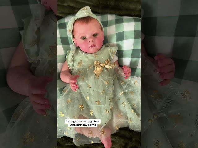 Let’s go to a 80th Birthday party! ( Just a doll).