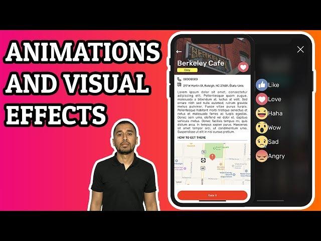 Swift 4: How to create cool animations and visual effects?