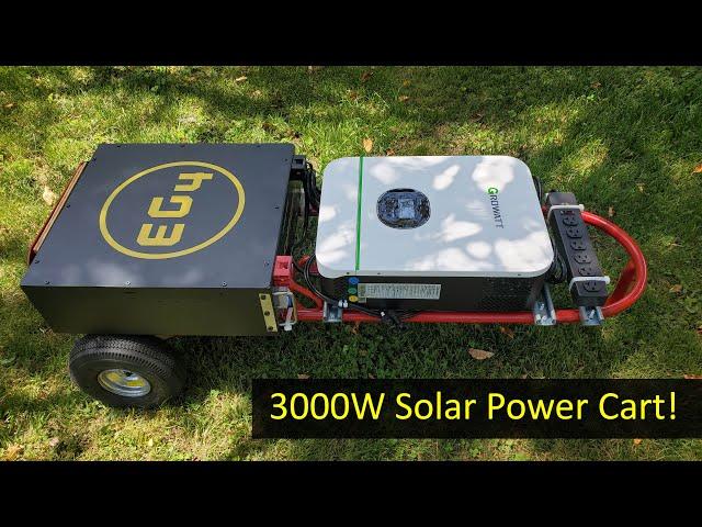 Building a 3000W Portable Solar Power Station, Great for Power Outages!