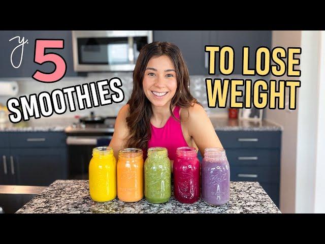 5 SMOOTHIES FOR THE WEEK TO LOSE WEIGHT! Yovana