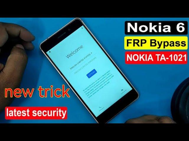 NOKIA 6 (TA-1021) FRP UNLOCK or GOOGLE ACCOUNT BYPASS EASY TRICK WITHOUT PC #ta1021frpbypass #ta1021