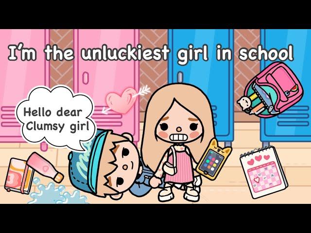 I’m the unluckiest girl in the school 🩷 | Toca life story | Toca Boca #tocastory