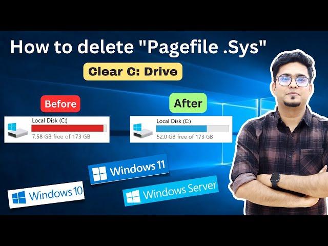 How to Delete Pagefile.sys File & Free Up LOTS of Hard Drive Space 