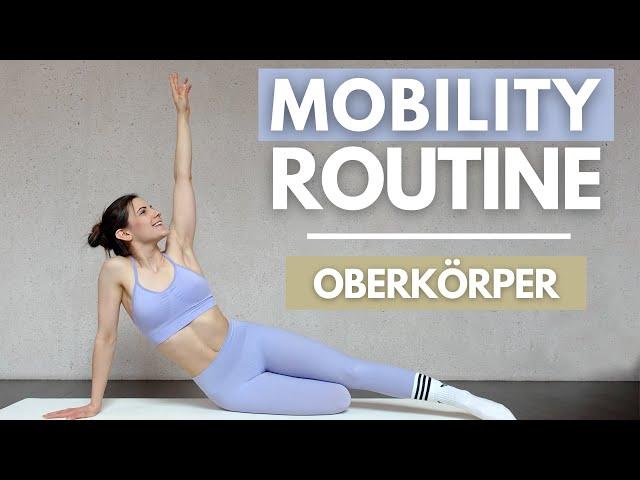 Mach diese 6 MIN MOBILITY ROUTINE vor deinem Oberkörper Workout // Mobility Warm Up | Tina Halder