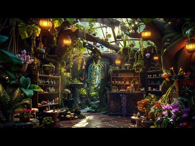 Magical Exotic Plant Shop  Enchanting Fairy Music Helps you Positive Energy, Dispel Fatigue