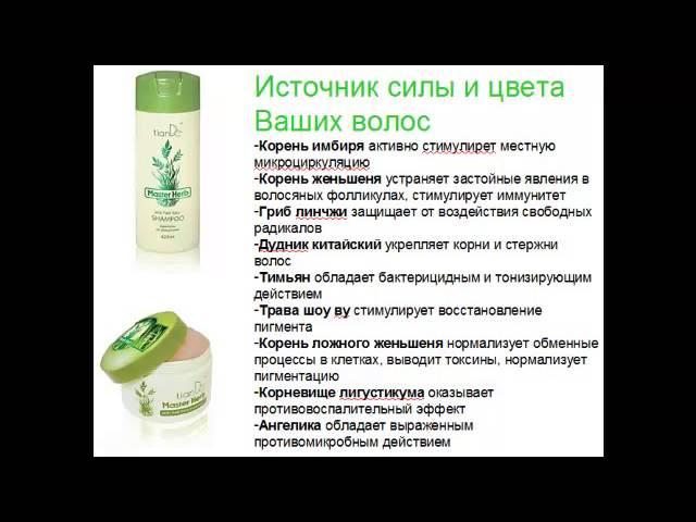 Шампунь и бальзам от облысения ТианДе | Tiande Master Herb