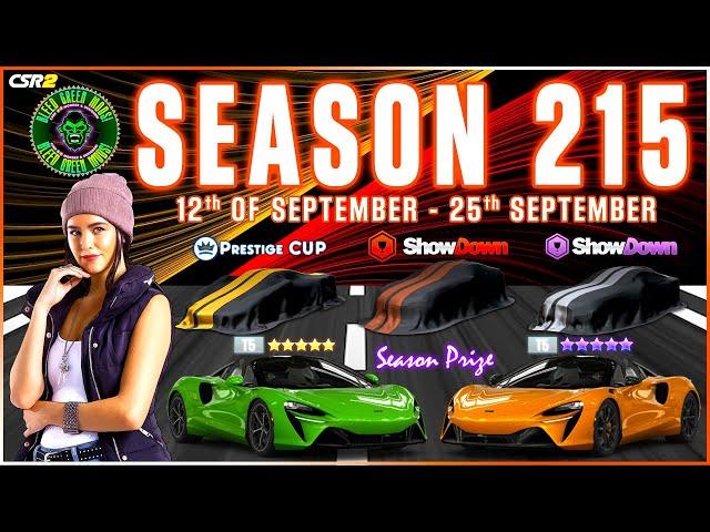 CSR2 | SEASON 215 INFO!