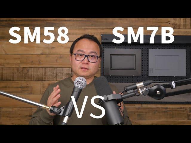 Can you tell  the difference? Shure SM7B vs SM58