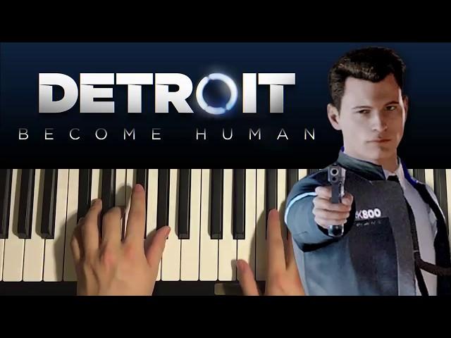 Detroit: Become Human - Connor Main Theme (Piano Tutorial Lesson) - HOW TO PLAY