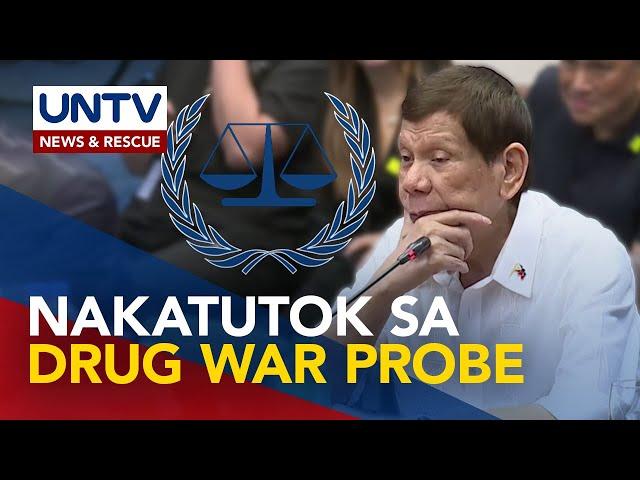 ICC, nakatutok sa mga development ng pagdinig re: Duterte war on drugs