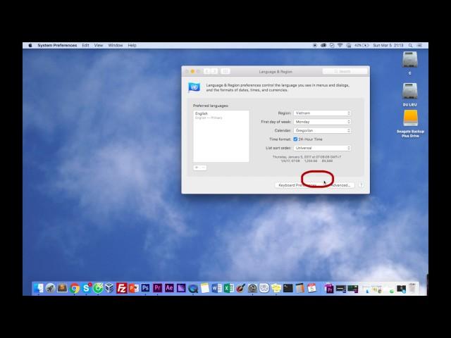 How to change the language Macbook - Mac OS X