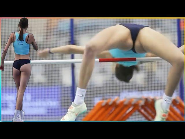 Una Stancev Stevanovic  Spain's Rising High Jump Star | Women's Athletics Training Motivation