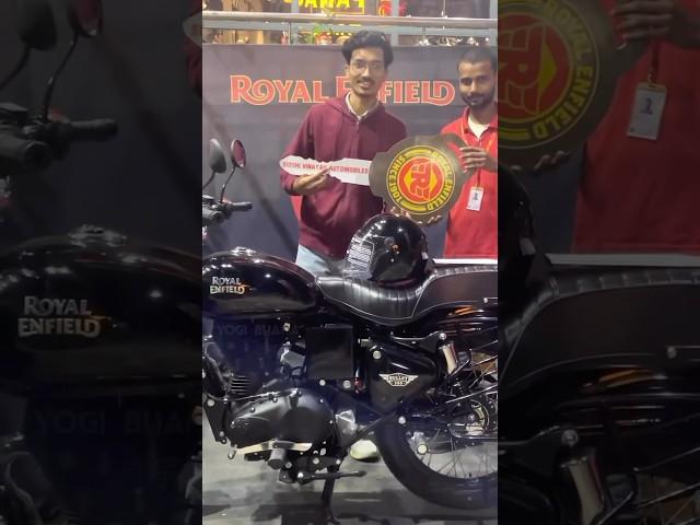 Taking Delivery of Royal Enfield Bullet 350  #shorts #bullet350 #vikram #vikramtitletrack #tamil