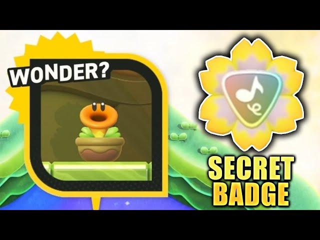 Super Mario Bros. Wonder - How to get the Secret Badge (Sound off? Badge)