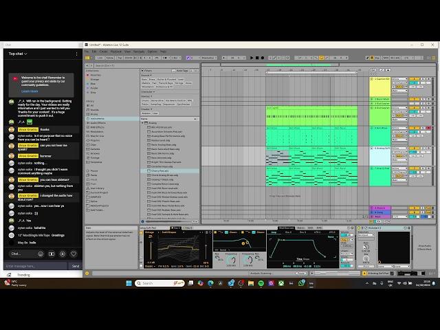 Ableton Live 12 - Streaming The New Ableton Sequencers