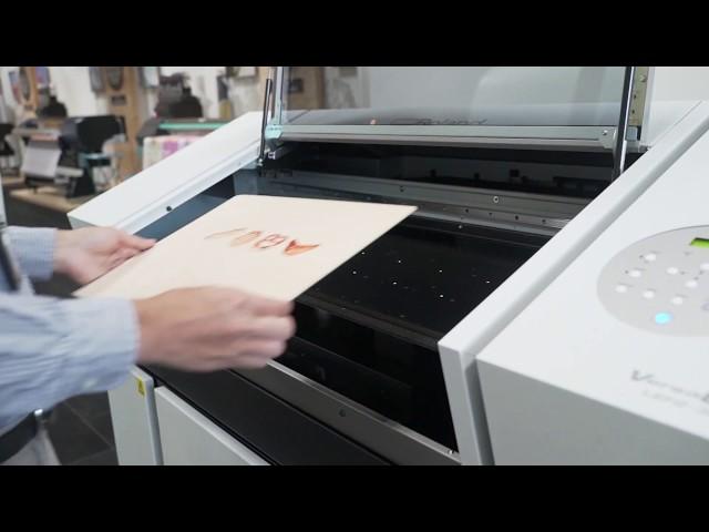 Two Devices - Endless Possibilities. VersaUV LEF2 Series and LV Engraver by Roland DG