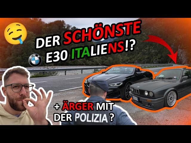 Den schönsten BMW E30 Italiens entdeckt!  + Probleme mit der Polizei!?  im BMW M850i