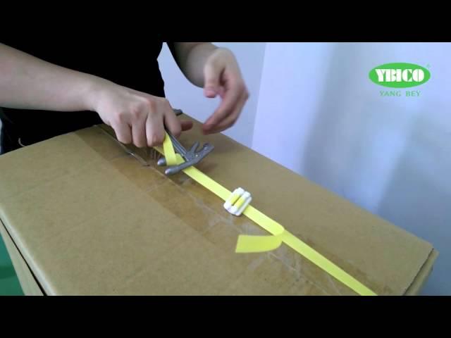 P173 Hand Pull Tensioner with Built-in Cutter with CPB4 plastic buckle