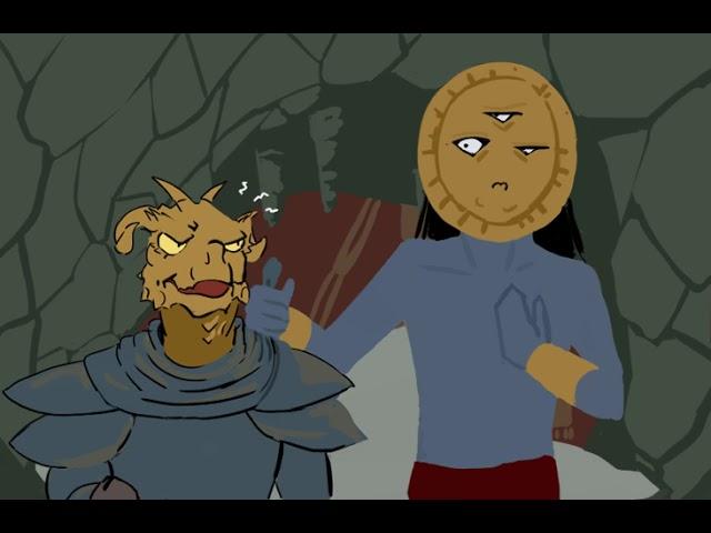 Dagoth Ur meets argonian Nerevar (Animated)