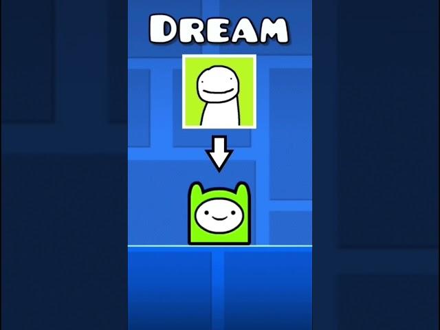 Youtuber icon setups in Geometry dash