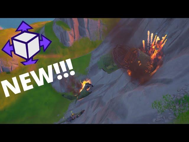 Plane Crash with Fortnite Prop Mover!!!