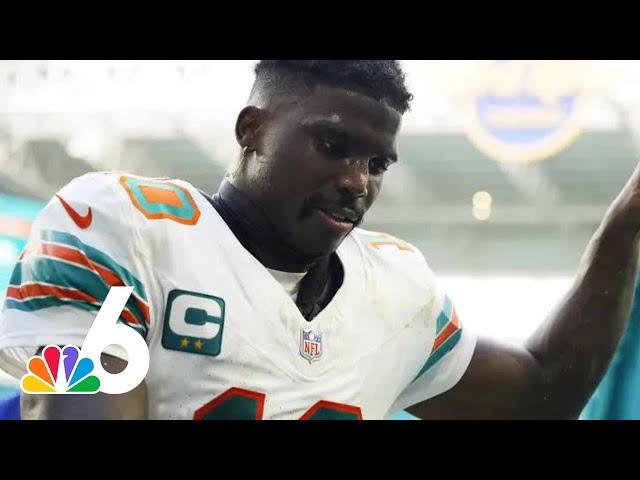 Tyreek Hill sued by social media influencer who claims Dolphins star broke her leg