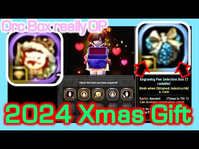 2024 Xmas Gift : New Orc Box Arrive, Super OP !!/ Pen also rewards ? / Dragon Nest Korea & China