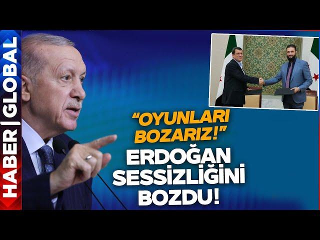 Erdoğan'dan Suriye'deki Anlaşmayla İlgili İlk Açıklama Geldi! "Oyunları Bozarız"