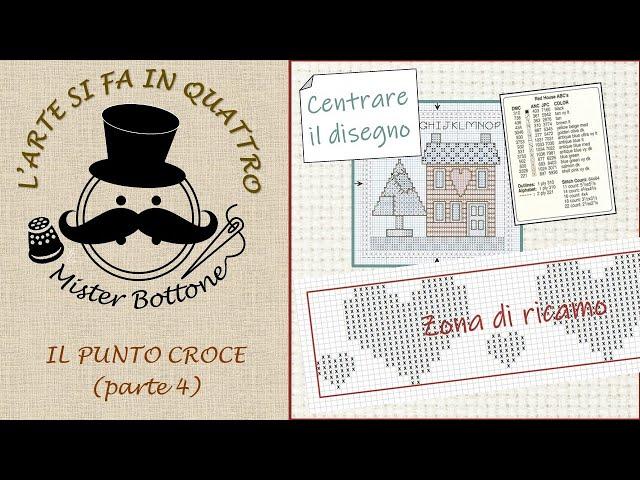 #4 PUNTO CROCE TUTORIAL | La tela Aida, come centrare il disegno, leggere gli schemi e le istruzioni