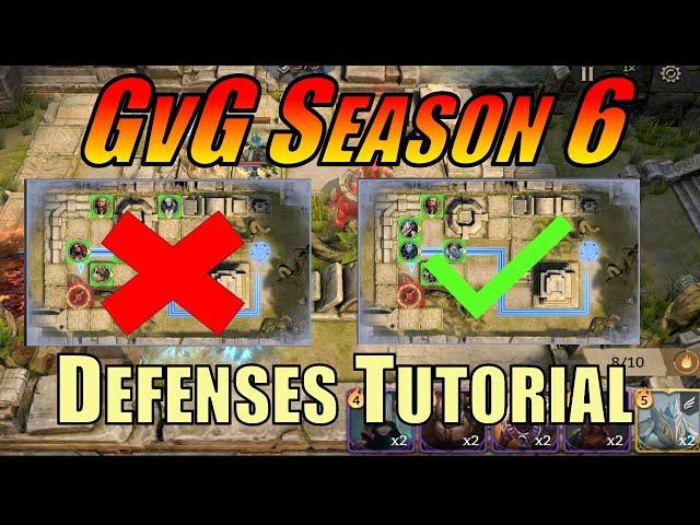 Season 6 GvG Defense Tutorial | Don't Make Basic Mistakes | Watcher of Realms