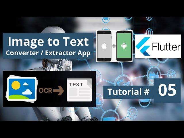 Flutter Image Text Recognition App - Android & iOS Ai Mobile Machine Learning Deep Learning Course