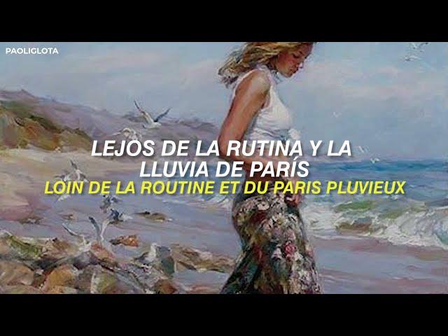 Paradis bleu -  Revers Gagnant || Letra (Paroles / Sub. Español)