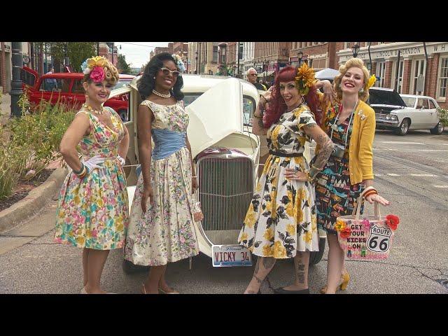 Car Show Takes Over The Capital of Illinois | Route 66 Mother Road Festival