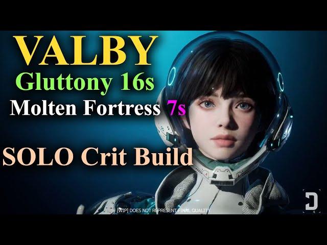 Valby vs Gluttony 16s, Molten Fortress 7s Solo Build | After Update 1.2.2 | The First Descendant s2